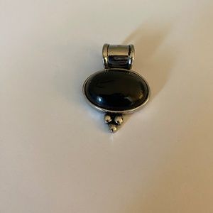Large Black Pendant